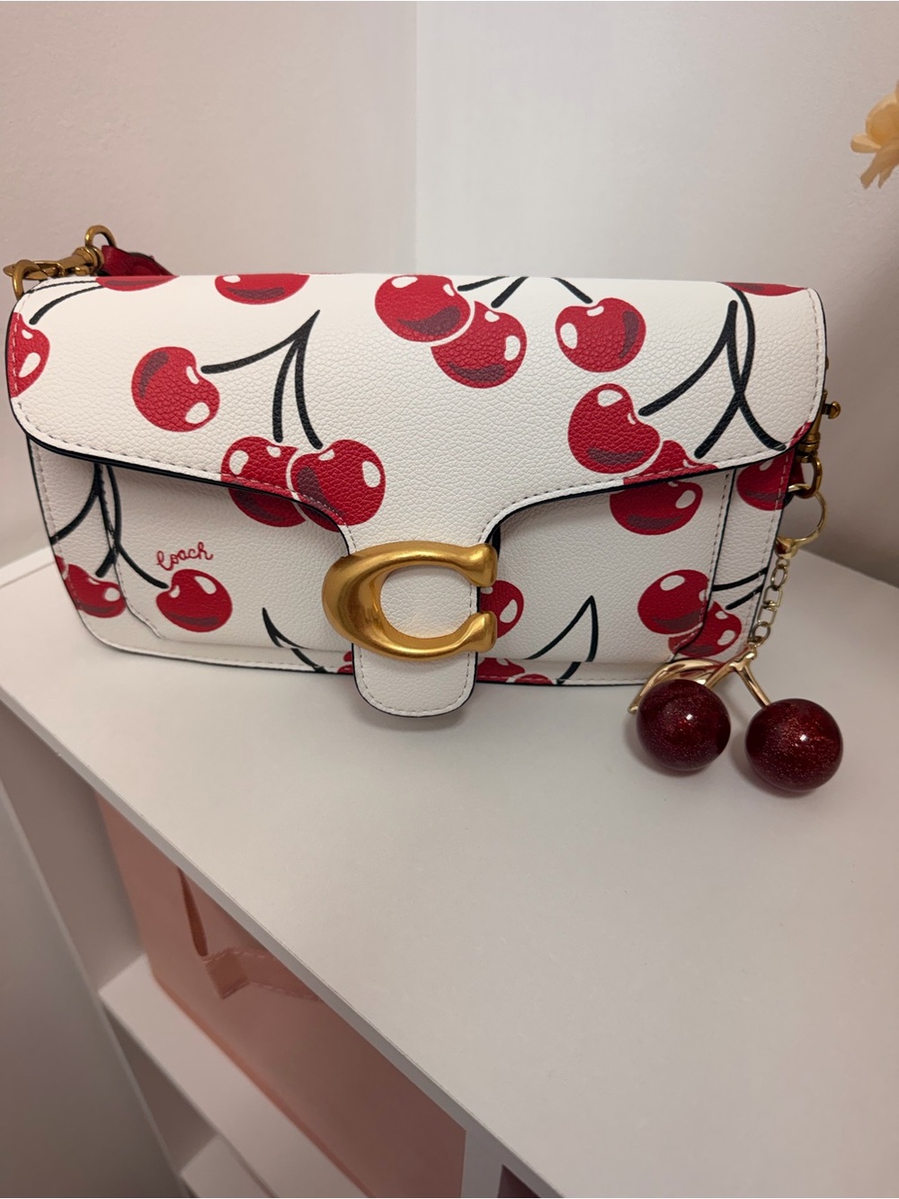 Brand New Cherry Print Inspired Handbag – Never Worn